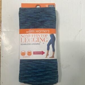 BLISSFUL BENEFITS BY WARNER’S NO MUFFIN TO LEGGING SEAMLESS, CROPPED SZ 2X‎ 3X.